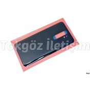 Resim Tkgz Xiaomi Redmi Note 8 Pro Arka Pil Batarya Kapağı Cam Siyah 