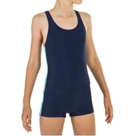 Resim Decathlon Çocuk Şortlu Mayo - Lacivert 