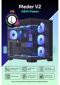 Resim IH Meder V2 R5-7600 32 GB 1 TB SSD 16 GB RTX5070Ti FreeDos Masaüstü Bilgisayar 