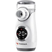 Resim Torima CNB69008 Beyaz Sessiz Kademeli Dijital Ekranlı USB Şarjlı Mesh Nebulizatör Cihazı 