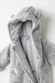 Resim Erkek Bebek Kozmonot Ac26032 Gri 