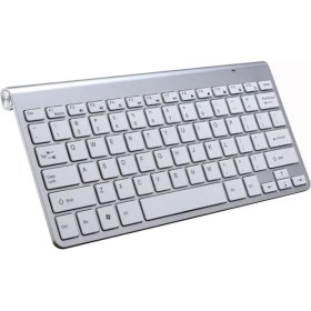 Resim TezMax Philips M10 10.1" Uyumlu Kablosuz Wireless Pilli Türkçe Q Klavye - Gümüş 