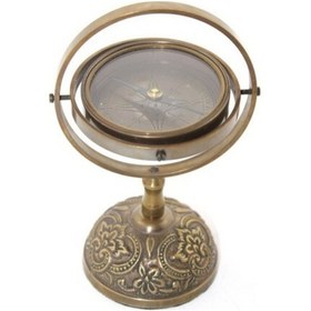 Resim 9070199912461drvs - Pirinç Masa Üstü Pusula Model 3 