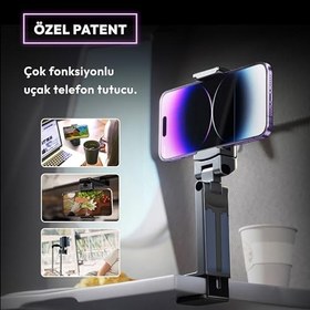 Resim fiigo iPhone ve Andoid Telefonlar için Çok Fonksiyonlu Çok Amaçlı Plastik Telefon Tutacağı 