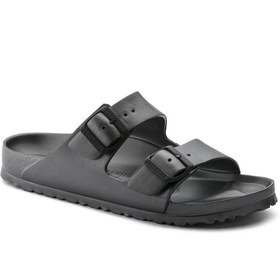 Resim Birkenstock Erkek Antrasit Arizona Çift Tokalı Eva Terlik Derimod