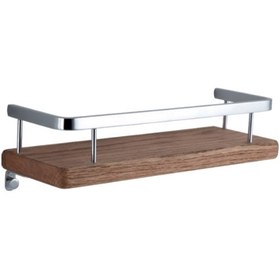 Resim Çelik Banyo Paslanmaz Pirinç Selvi Etejer 30cm Ahşap 