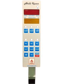 Resim Çay Kazanı Akıllı Ön Membranı Ekran Kartı - Çift Elektrik + Gazlı 