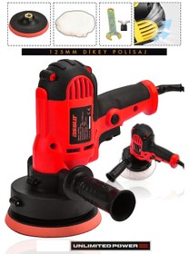 Resim Assur ASR403 Elektrikli Dikey Polisaj Zımpara Makinesi Kırmızı 