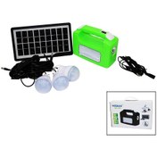 Resim Solar Seyyar Panelli - Fiş Şarjlı 2in1 Yatay - Oval Model El Fene Çok Renkli 