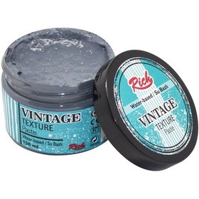 Resim Rich Vintage Texture Paste 150Ml Antrasit 