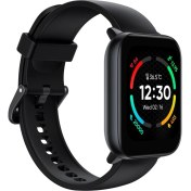 Resim Realme Techlife Watch S100 Akıllı Saat Siyah Modern Tasarım Kalp Ritmi Ölçme Özelliği 