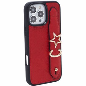 Resim Kırmızı Harfli iPhone Deri Kılıf - iPhone 11 