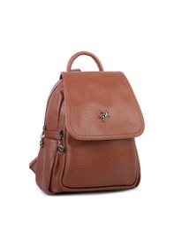 Resim Nas Bag Kadın Kapaklı Sırt Çantası Taba Victoria 