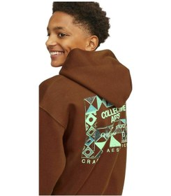Resim Jack & Jones Erkek Çocuk Sweatshirt 12263292 Kahve 