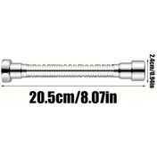 Resim Cordial 360 Döner Uzun Hortum 7.87in 46m Yüksek Basınç Paslanmaz Çelik Bahçe Hortumu 