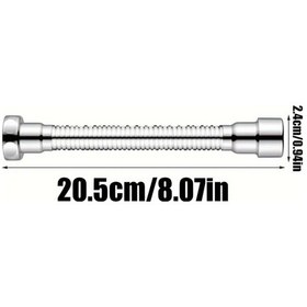 Resim Cordial 360 Döner Uzun Hortum 7.87in 46m Yüksek Basınç Paslanmaz Çelik Bahçe Hortumu 