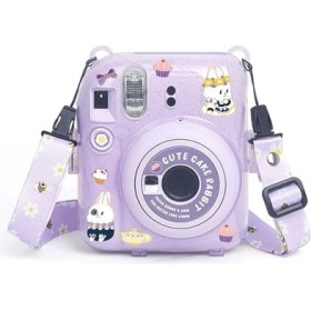 Resim Instax Mini 12 Fotoğraf Makinesi 20'li Film Simli Pleksi Kılıf ve Fotoğraf Çerçevesi Seti 1 