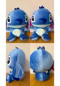 Resim Büyük Boy Peluş Stitch Koala Oyuncak Stich Pelüş Stiç Askılı 45 Cm Mavi 