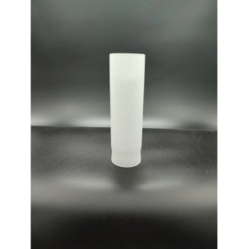 Resim Kuğulu Avize Avize Camı Silindir Beyaz( E.14) ( Alt Çapı:4,50 cm H:15,50 cm) 