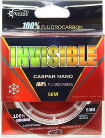 Resim Captain Casper Nano %100 Fluoro Carbon Misina 50mt 0,25 Mm 