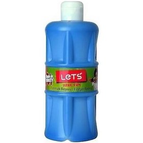 Resim Lets Guaj Boya 500 ML Plastik Mavi L-5106 