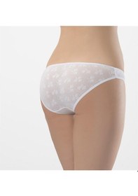 Resim Türen 256 İkili Jakarlı Bikini-beyaz Beyaz 