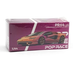 Resim pop race 1 /64 Lamborghini LPI800-4 Blu Hal 