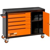 Resim Retta Takım Arabası 5 Çekmeceli + Dolaplı 