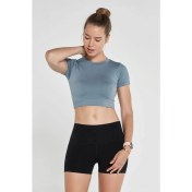 Resim Jerf Captiva Yumuşak Dokulu & Esnek Crop Top Stone 
