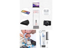 Resim Privo 7 In 1 Çok Fonksiyonlu Airpods Kulaklık Klavye Ekran Telefon Laptop Temizleme Seti Kiti 