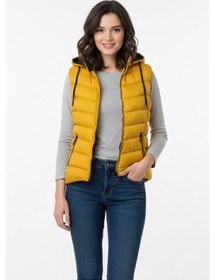 Resim Baglan Kadın Kapüşonlu Spor Yelek 5000 Bgl-st04894 Hardal 