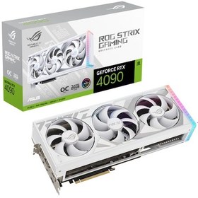 Resim Asus NVIDIA GeForce RTX ROG Strix OC White ROG-STRIX-RTX4090-O24G-WHITE 24 GB GDDR6X 384 Bit Ekran Kartı 