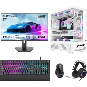 Resim Dragos DRX7752 R5-7600 32 GB 1 TB Nvme SSD 16 GB RTX5060Tİ 27" Free Dos Masaüstü Oyuncu Bilgisayarı 