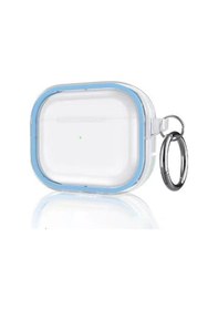 Resim Mey İthalat Airpods Uyumlu Pro 2 2.nesil Shiny Şeffaf Kılıf - Sierra Blue 