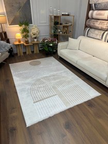 Resim FLORİDA - Kaymaz Deri Taban Makinede Yıkanabilir Salon Oturma Odası Mutfak Halısı - QUANTUM SERİSİ / SAÇAKLI / 160x230 (4m²) 
