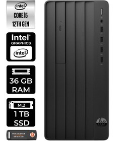 Resim HP PRO TOWER 290 G9 E6D3A5EA033 i5 12500 36GB RAM 1TB SSD FDOS MASAÜSTÜ BİLGİSAYAR 