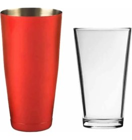 Resim Baston Shaker 750 ml Jigger 3/6 cl Kokteyl Ölçeği Bartender Bar Seti Kokteyl Yapım Seti 2li 