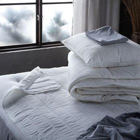 Resim IKEA Tek Kişilik Kışlık Yorgan, Beyaz Renk 150x200 cm Dolgu 0yuklu Polyester Lif 