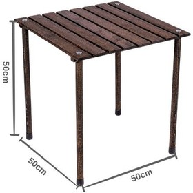 Resim Bag The Joy Ahşap Masa Sandalye Seti Antrasit-Turkuaz-50 50 50cm Turkuaz 