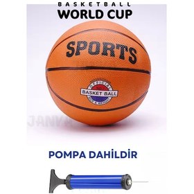 Resim 7 Numara Basketbol Topu,basket Topu Ve Pompa Şişirme Iğnesi 