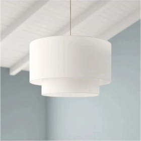 Resim Kumaş Başlık 2 Katlı Pasta Avize Yatak Odası Çocuk Odası 