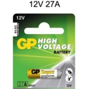 Resim FRANKEVER GP 27A 12V Alkalin Kalem Pil - Kumanda Pili ( 1 adet fiyatıdır) 