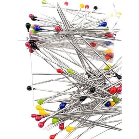 Resim Minelli İğne Kutulu Renkli Başlı 100'lü 