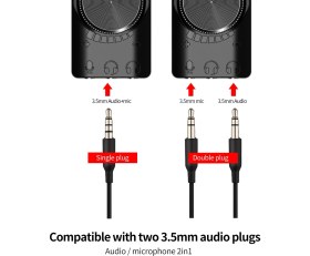 Resim Alfais 4677 USB Harici Ses Kartı 7.1 Plextone Gs3 Pubg Lol Destekli 