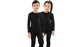 Resim Kota 2005 Kız Erkek Çocuk Termal Üst %60 Polyester %35 Viskon %5 Elastan Konforlu İçlik Takım 