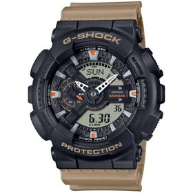 Resim Casio G-shock Ga-110tu-1a5dr Kahve Renk 20 Atm Su Geçirmez Yeni Analog Dijital Spor Erkek Kol Saati Siyah 