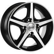 Resim CMS-559-01 6.0x14\-4x100 ET35 67.2 Diamond Black Gloss Jant (4 Adet) 