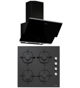 Resim Silverline CS5335B01 - 3490 Oslo Siyah Ankastre Set 