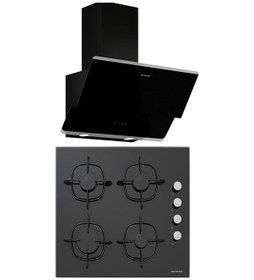 Resim Silverline CS5335B01 - 3490 Oslo Siyah Ankastre Set 