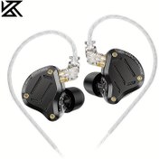 Resim KZ ZS10 PRO 2 Kulaklık, HiFi Kulak İçi Monitör, Paslanmaz Çelik Ön Panel, 4BA+1DD Çift Sürücü, Sökülebilir 2 Pin Kablo, Su Geçirmez Plastik Gövde, Basma Düğmesi Kontrol, Çağrı Fonksiyonu, 3.5mm Jak, Kulak Yastıkları ile, Cep Telefonları, Yetişkinler İçin Semi-Açık-Arka Kulak Telefonları ile Mikrofon Özellikleri 